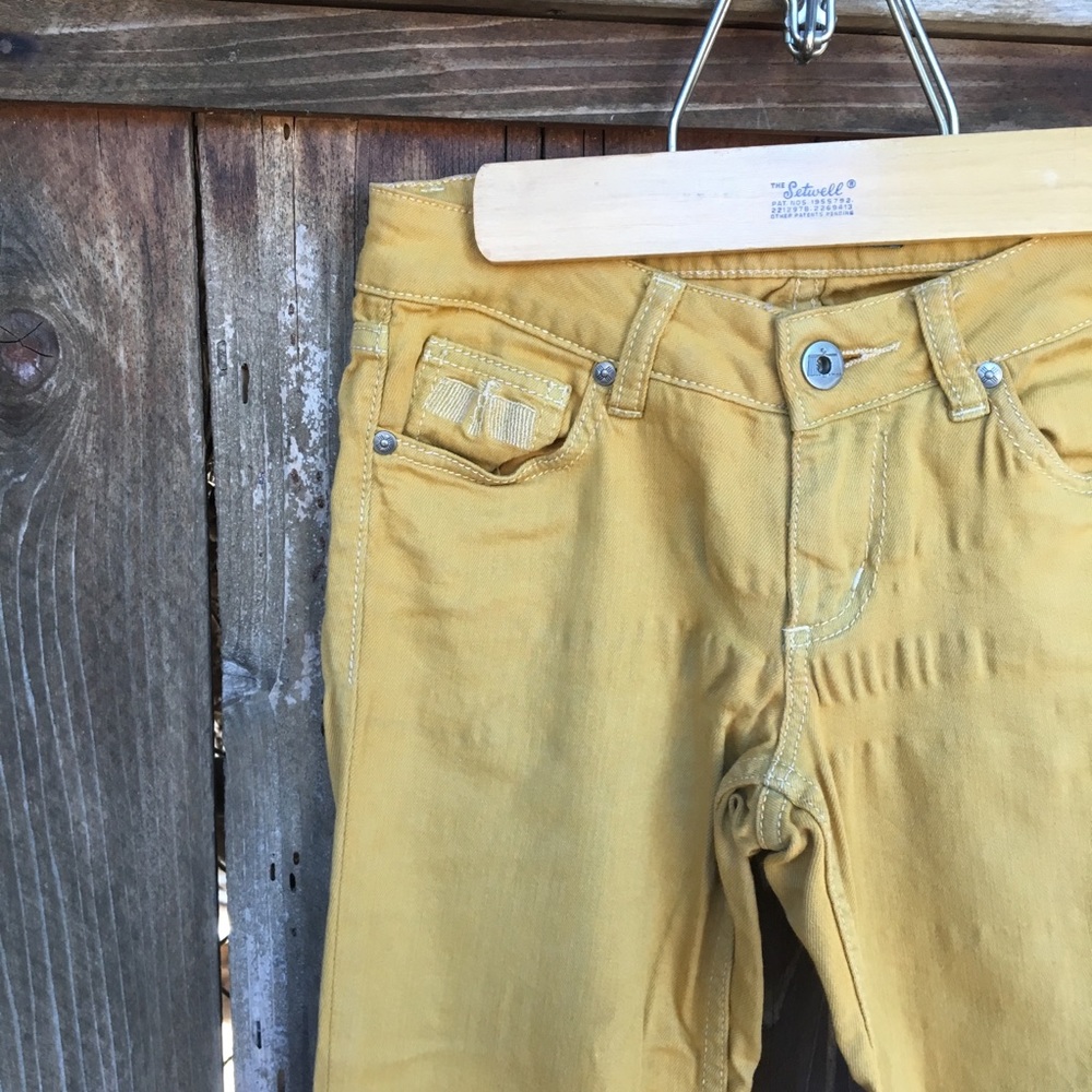 🌵 Desert Blue Phoenix Skinny Jeans in Mustard